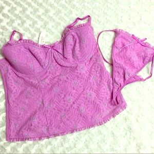 Victoria’s Secret Pretty Little Corset & Thong Set